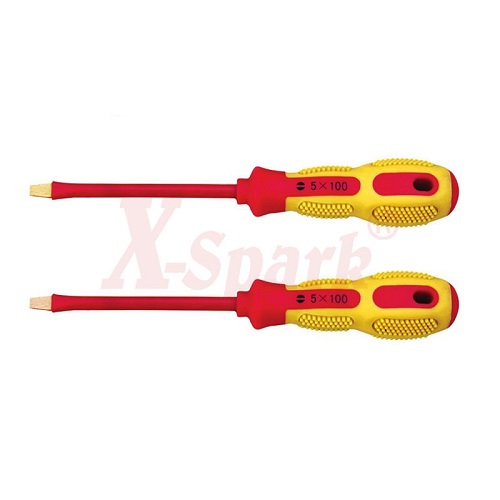 Non Sparing Insulated Injection Slotted Screwdriver