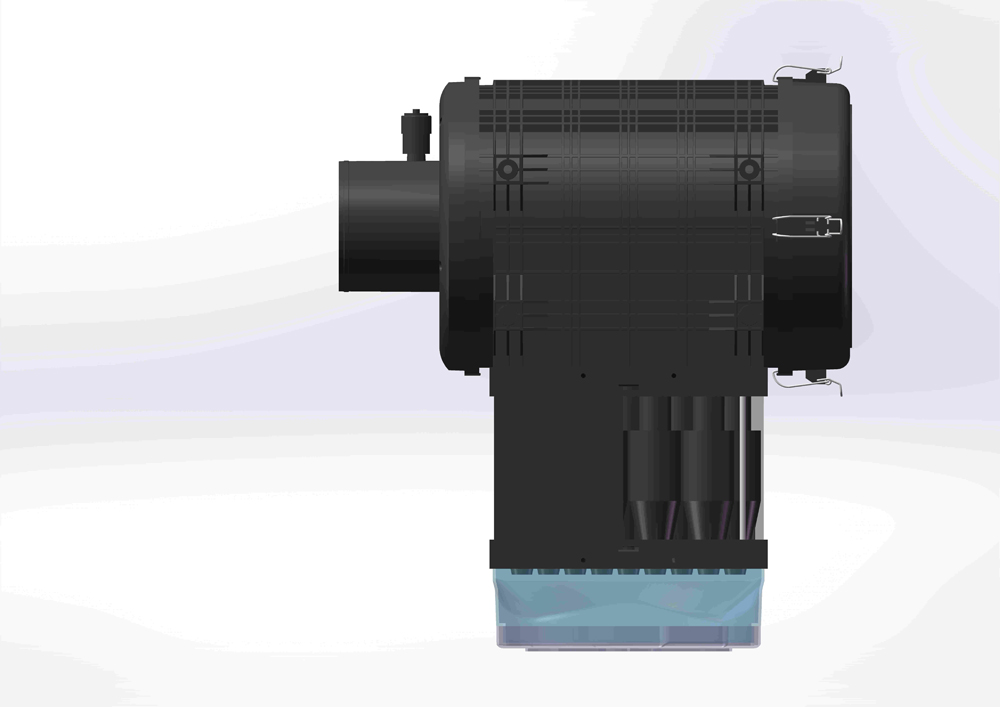 Composite high efficiency air filter assembly FPU2337