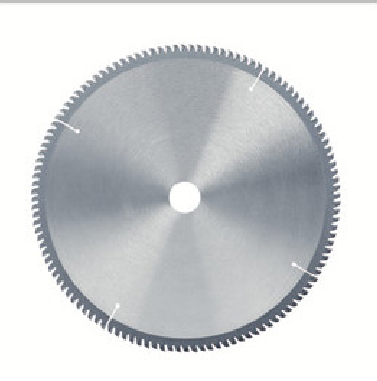 Stable-cut color-coated saw blades