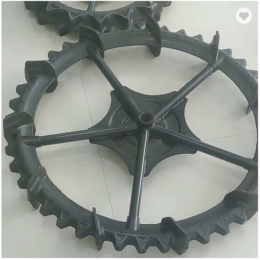 1rice transplanter tire spare part wheel accessories parts rubber solid wheel full set 