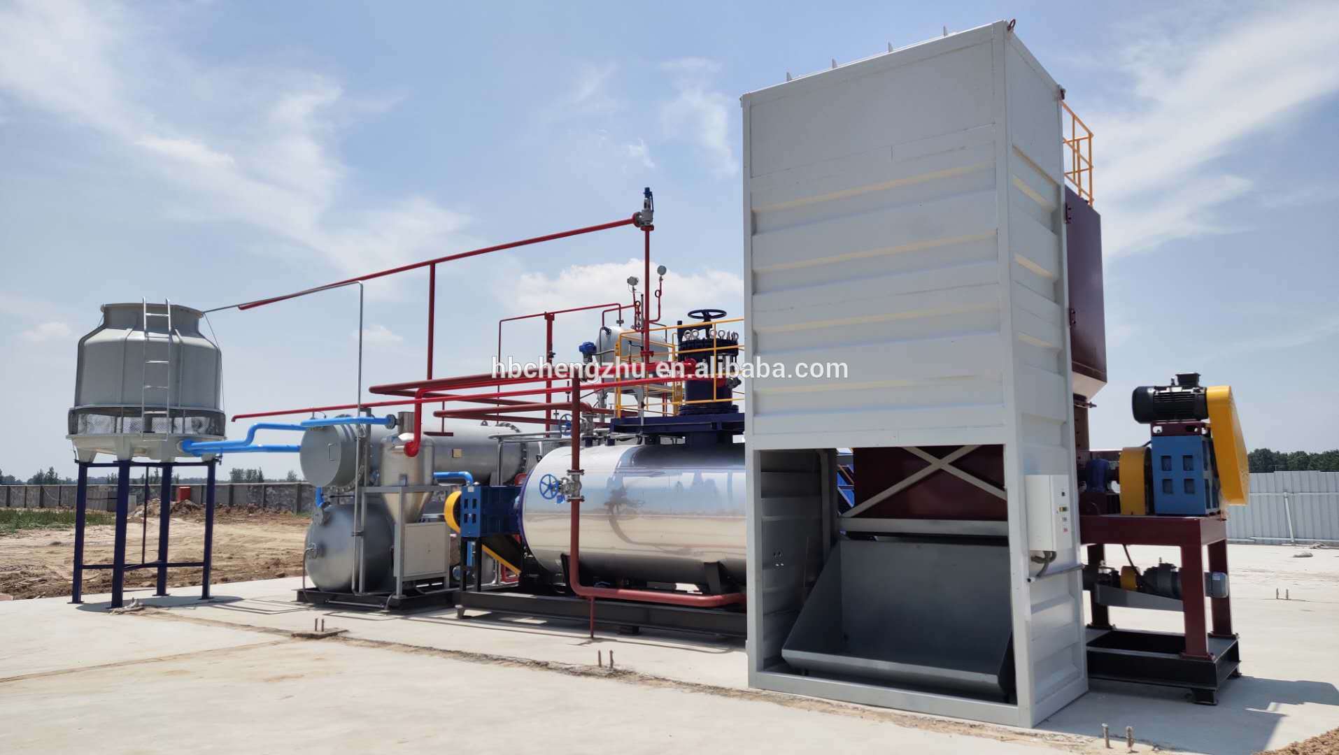 Best quality 2 tons animal rendering plant unit