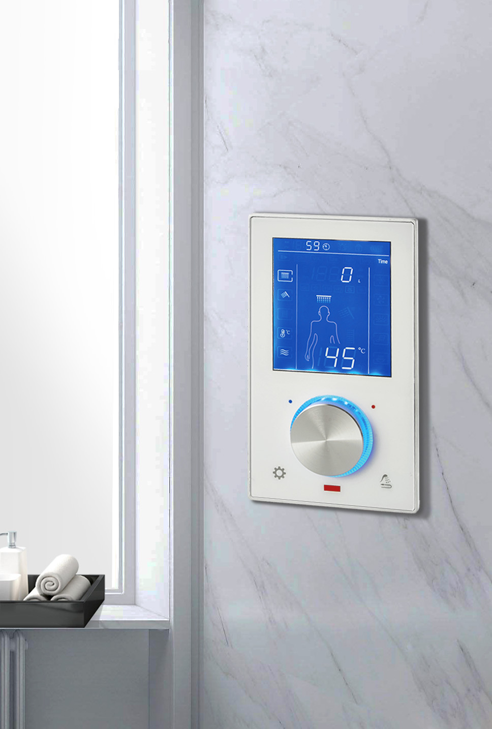 thermostat shower controller