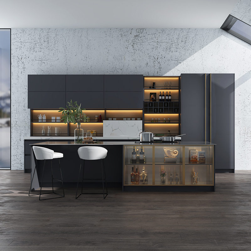 Stainless steel kitchen cabinet