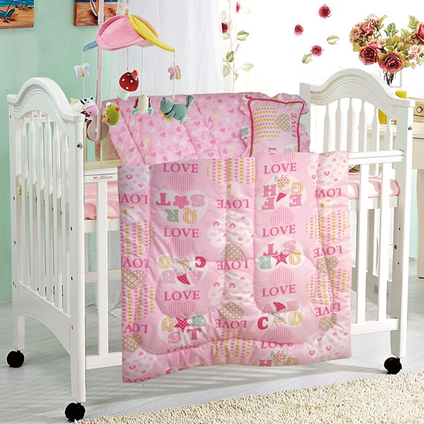 Crib Woven Cotton Bedding Set