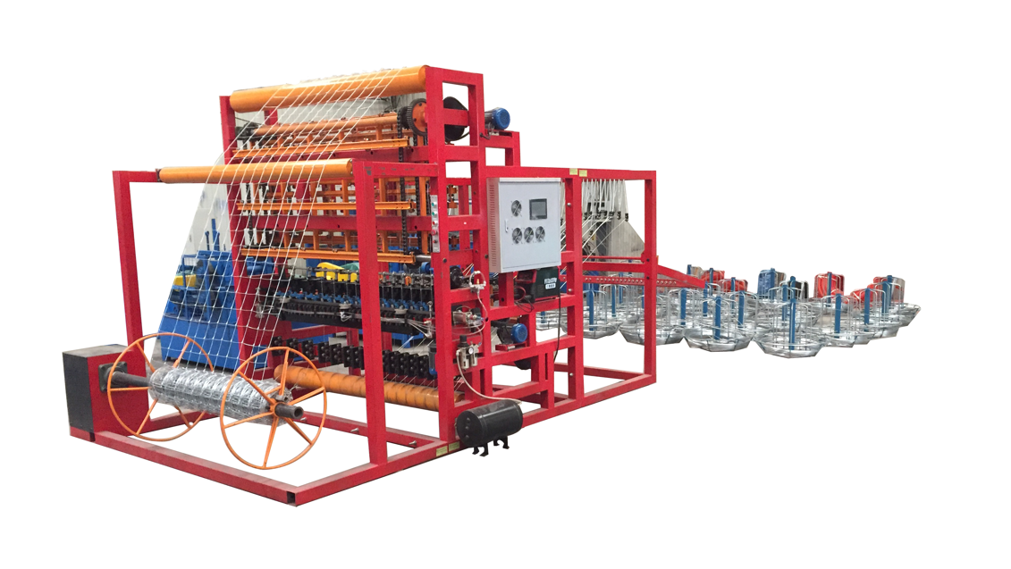 Grassland mesh machine